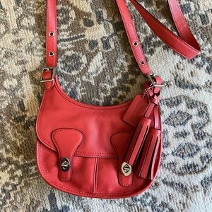 Coach Legacy Amanda Crossbody (Vermillion color)